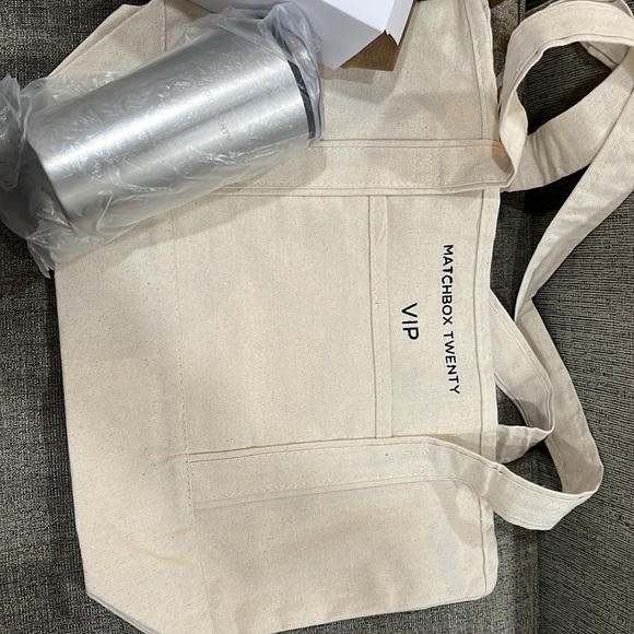 NWT | Matchbox Twenty VIP tote and coffee tumbler fan swag | canvas tote bag - Picture 4 of 5